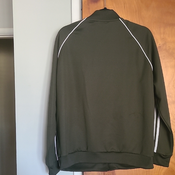 Adidas Womens Olive Bomber Jacket - Picture 4 of 4
